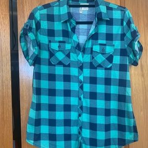 Plaid Button Up Shirt